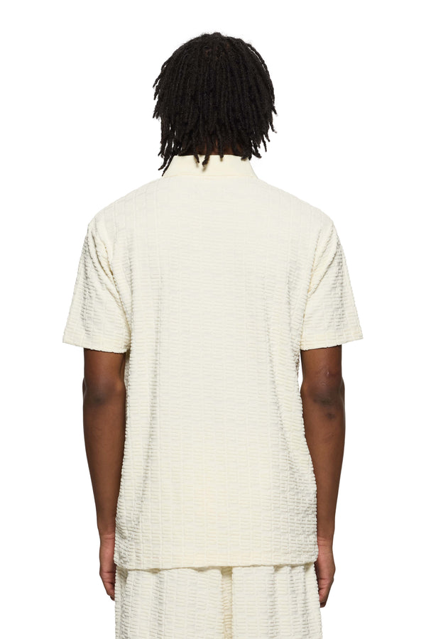 Purple Brand Terry Polo Light Indigo