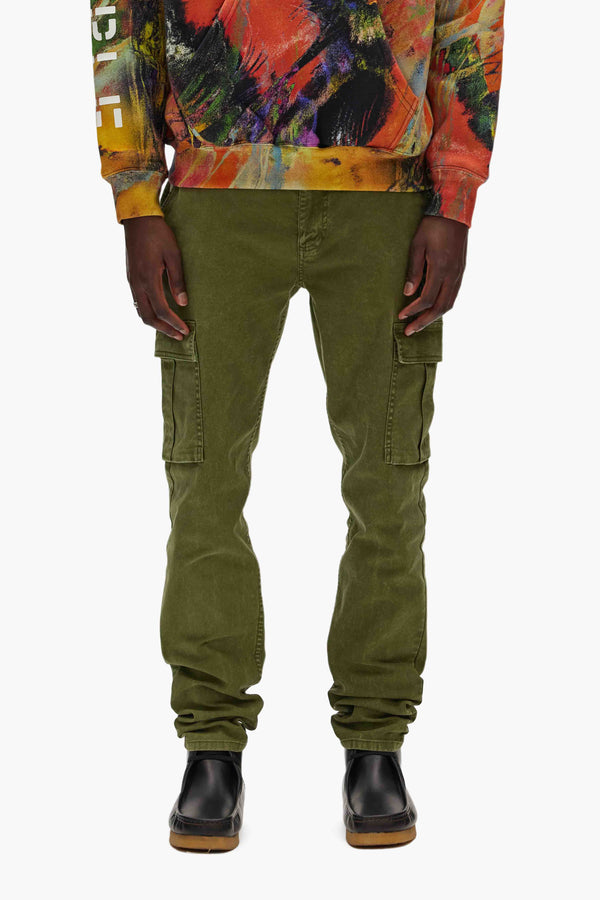 purple brand Twill Cargo Pant Green