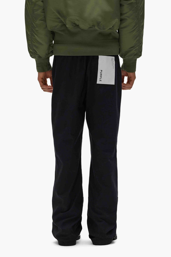 Purple Brand Twill Track Pant Black