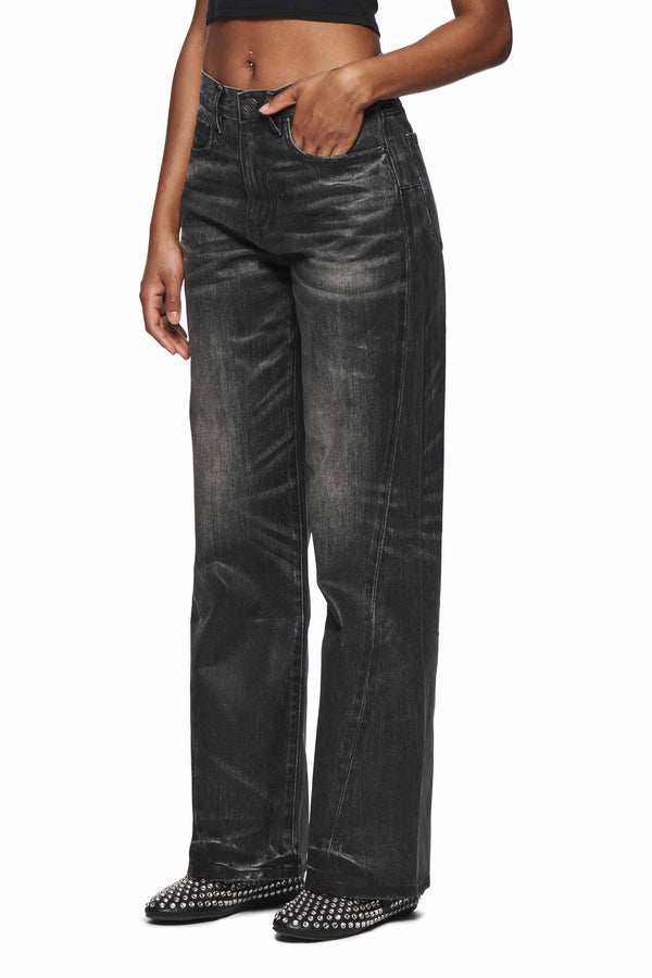 Purple Brand Twisted Baggy Black