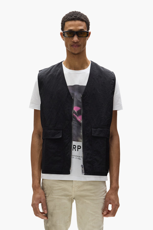 purple brand Utility Vest Black