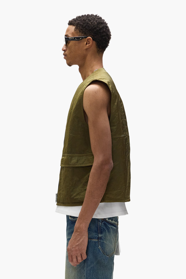 Purple Brand Utility Vest Green