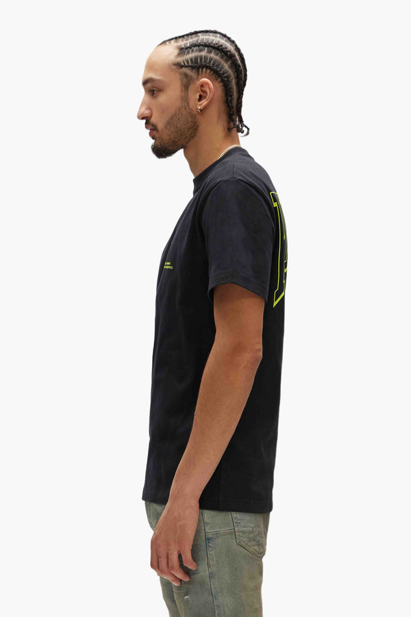 Purple Brand Varsity Tee Black