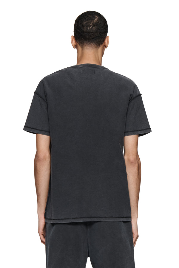 Purple Brand Western Collage Tee Black