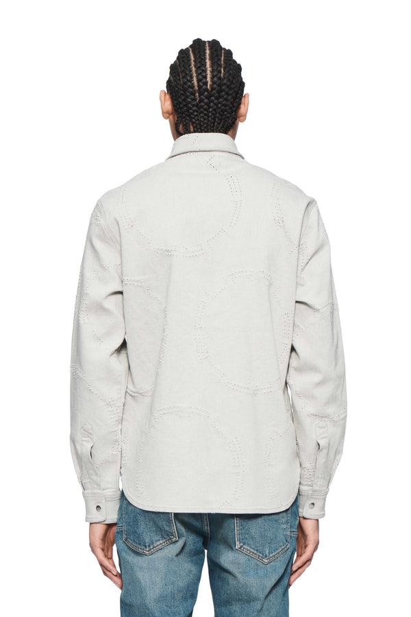 Purple Brand Western Shirt Gray