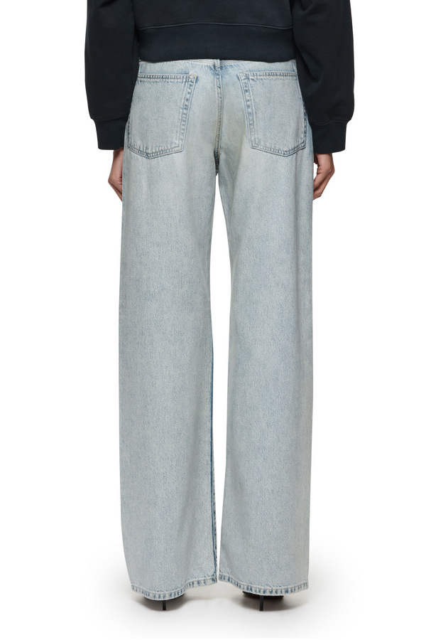 Purple Brand Wide Coated Light Indigo