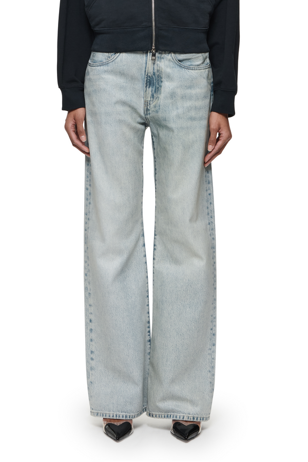 purple brand Wide Coated Light Indigo