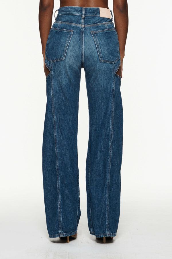 Purple Brand Wide Cut Out Indigo