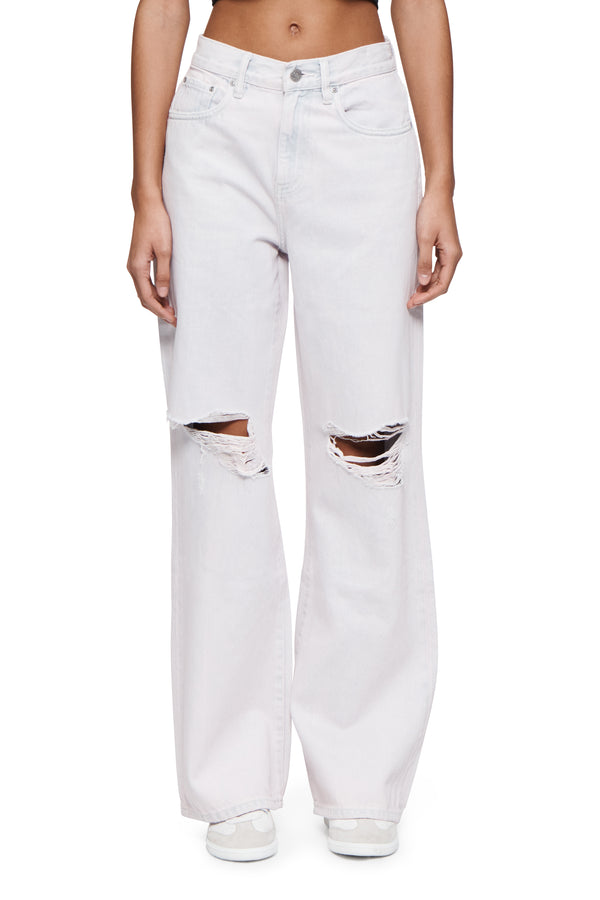 purple brand Wide Destroyed Overdyed Off White