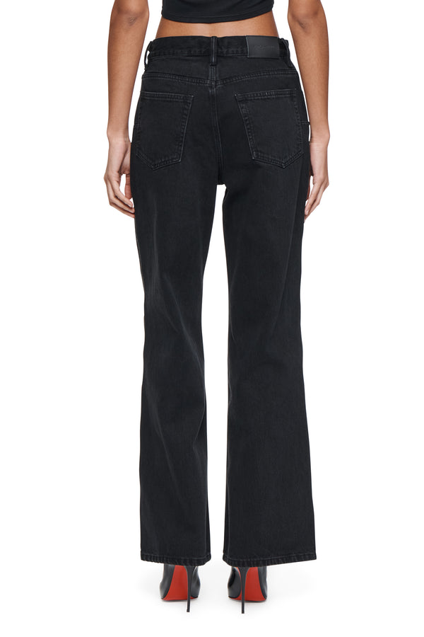 Purple Brand Wide Side Cut Out Black