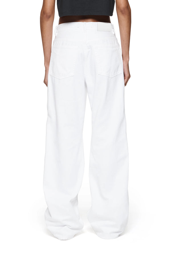 Purple Brand Wide Side Cut Out Light Indigo