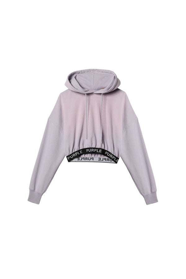 Purple Brand Wisteria Cropped Hoodie Purple