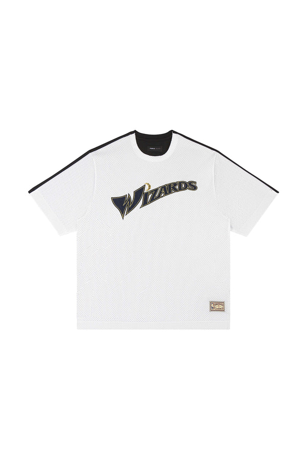 Purple Brand Wizards Mesh Tee White & Black