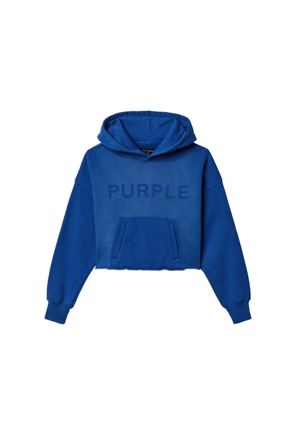 Purple Brand Wordmark Hoodie Blue