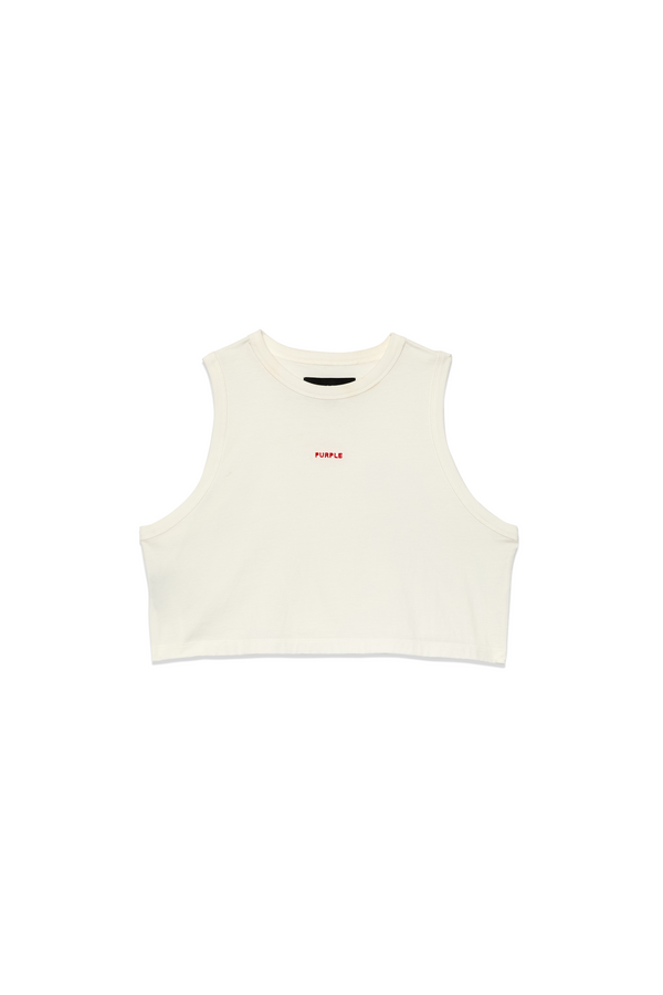 Purple Brand Wordmark Muscle Tank Light Indigo