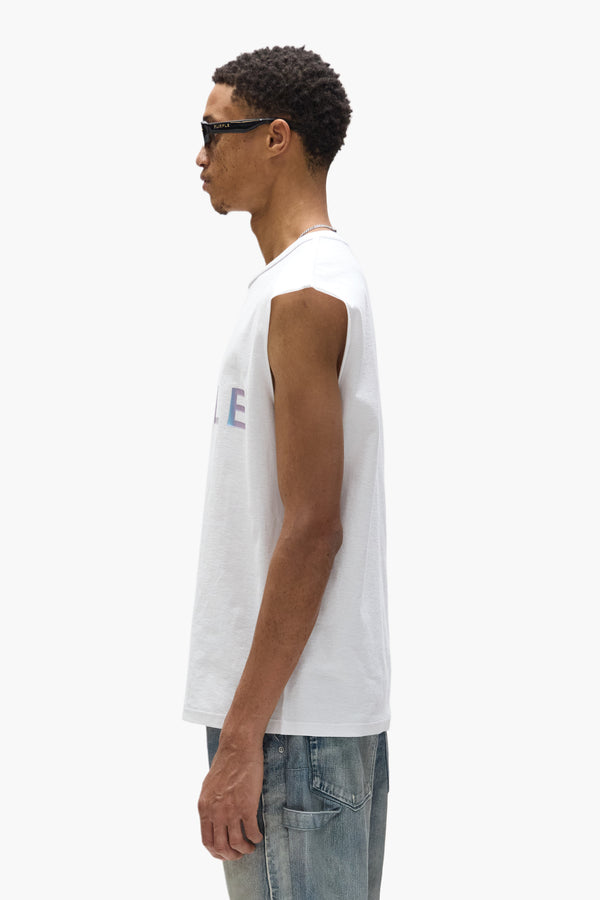 Purple Brand Wordmark Tank Top Light Indigo