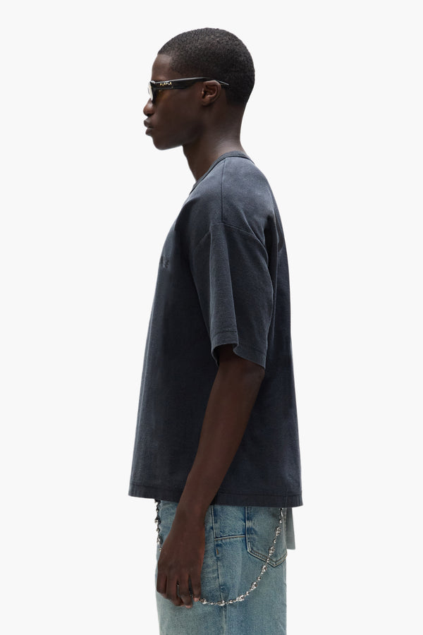 Purple Brand Wordmark Tee Black