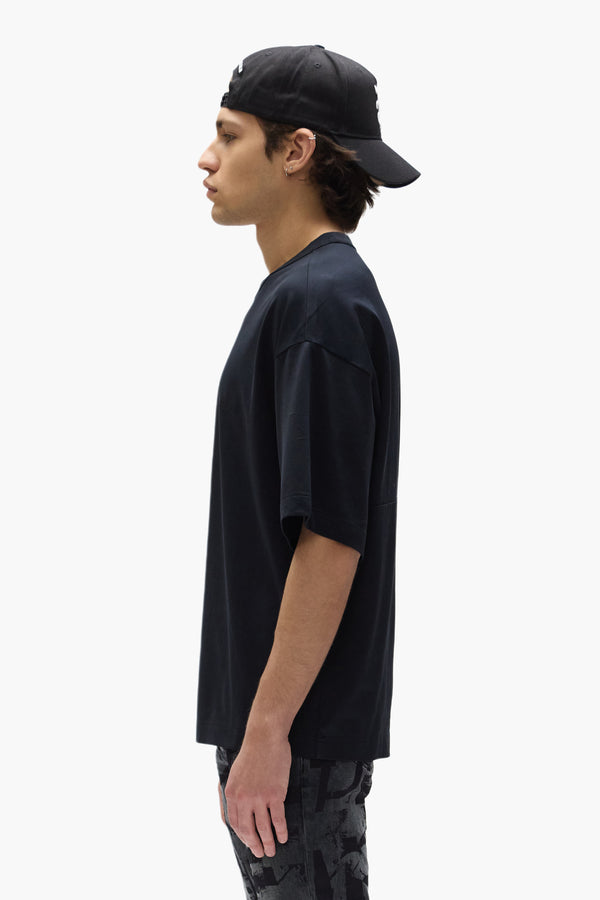 Purple Brand Wordmark Tee Black