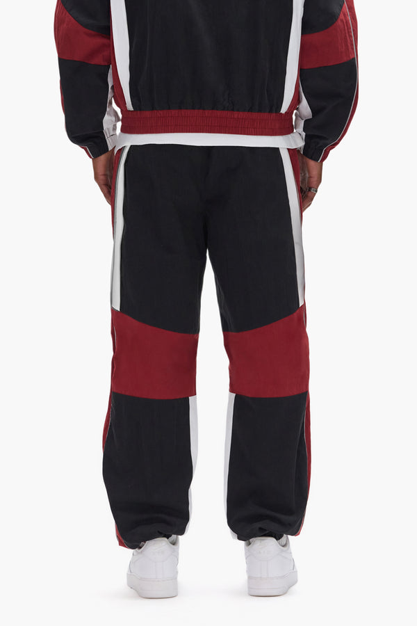 Purple Brand Wordmark Track Pant Black & Red