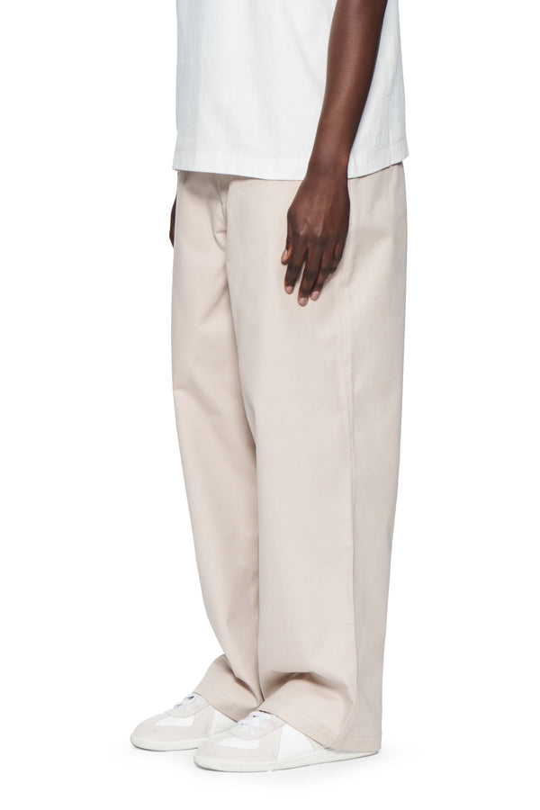 Purple Brand Wordmark Woven Pants Beige