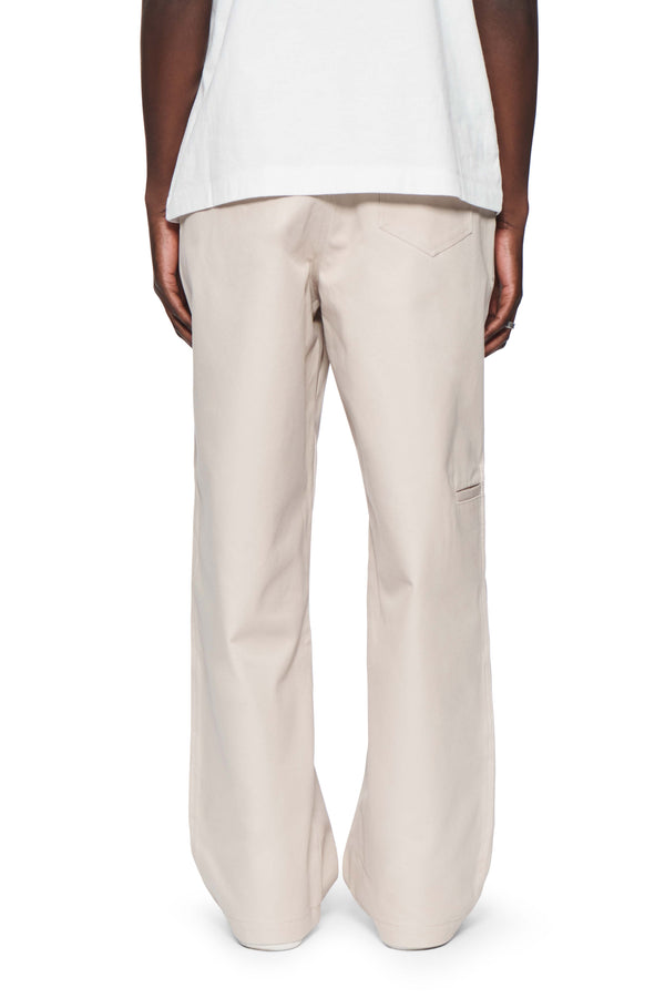 Purple Brand Wordmark Woven Pants Beige