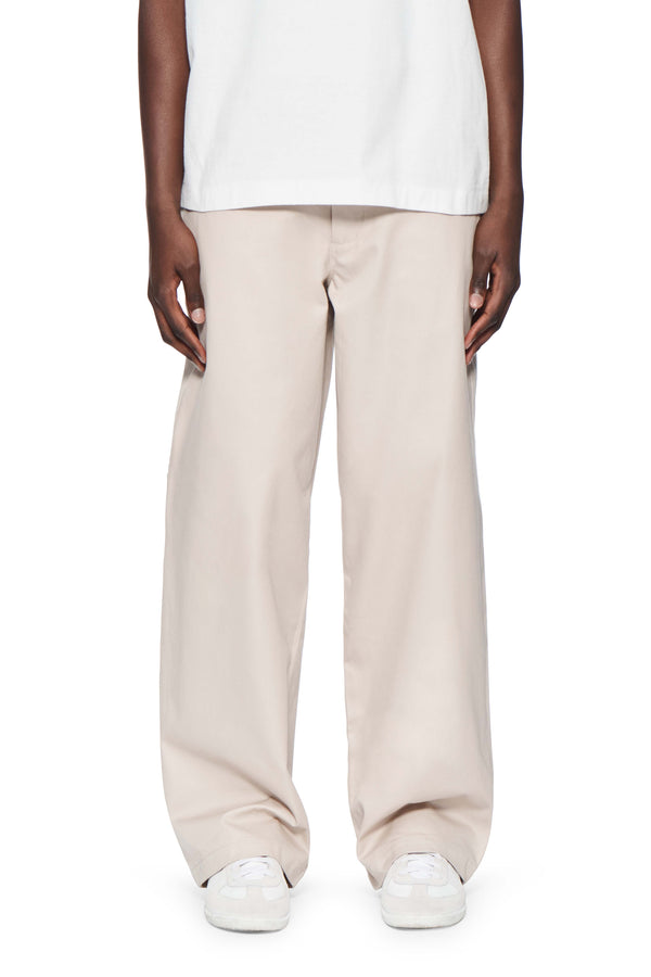 purple brand Wordmark Woven Pants Beige