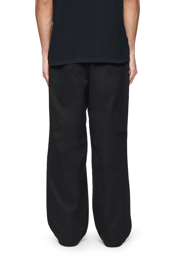 Purple Brand Wordmark Woven Pants Black