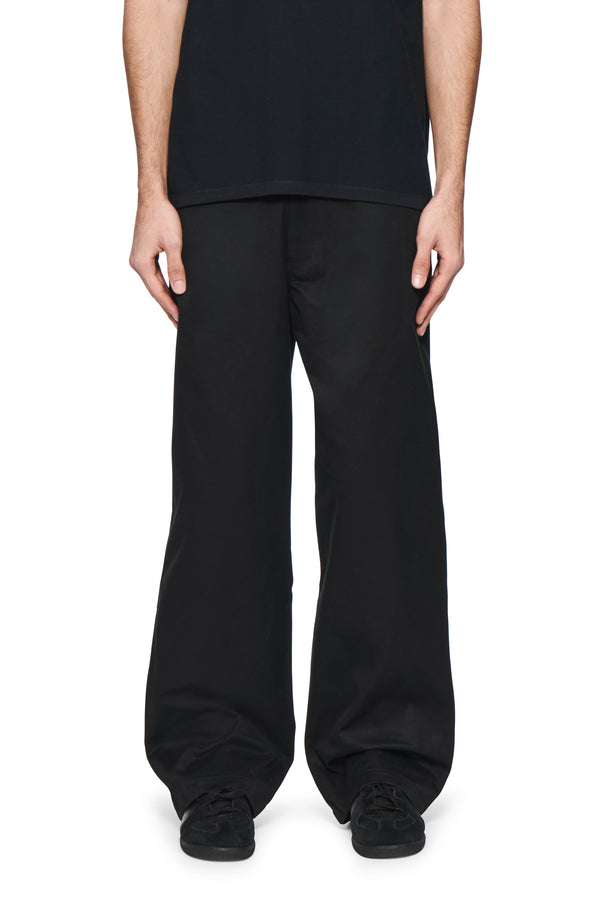 purple brand Wordmark Woven Pants Black