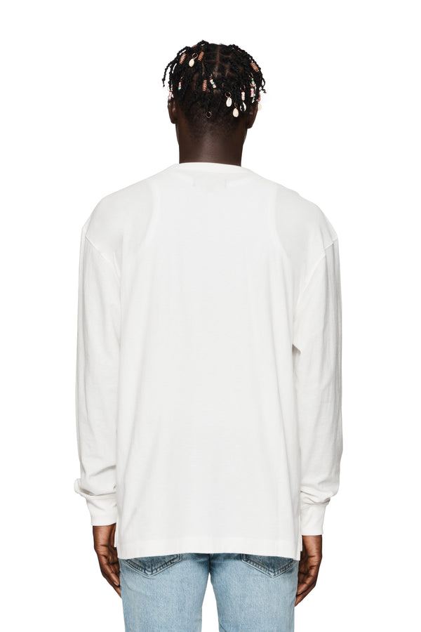 Purple Brand Purple Wordmark Long Sleeve T-Shirt Light Indigo