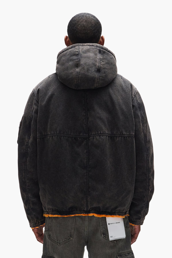 Purple Brand Purple X Alpha Industries Bomber Black