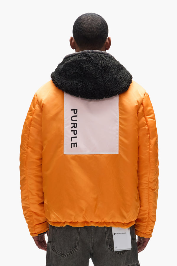 Purple Brand Purple X Alpha Industries Bomber Black