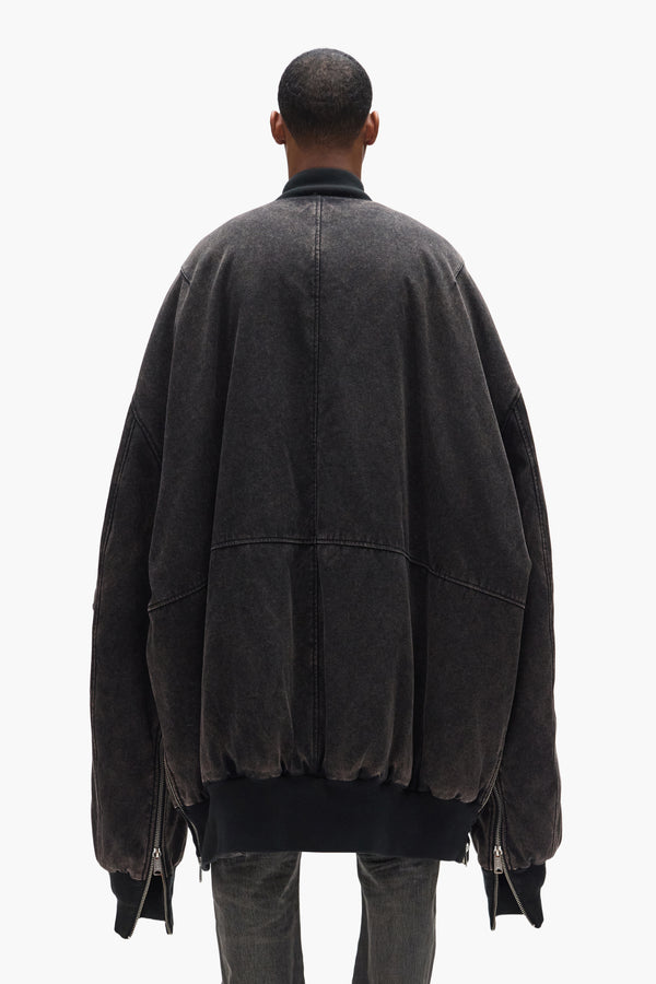 Purple Brand Purple X Alpha Industries Giant Bomber Black