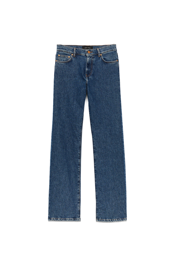 Purple Brand Slim Straight Back Cut Out Dark Indigo