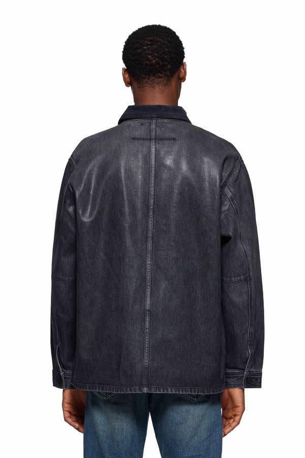 Purple Brand Workwear Royalties Canvas Jacket Dark Indigo