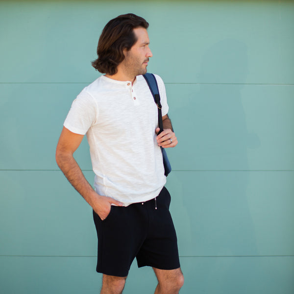 Px Los Angeles Bo Ottoman Elastic Waist Short Black