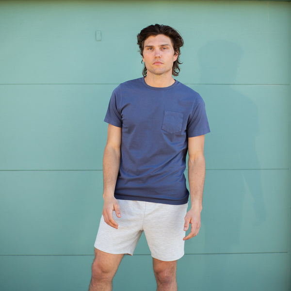 Px Los Angeles Bo Ottoman Elastic Waist Short Oatmeal