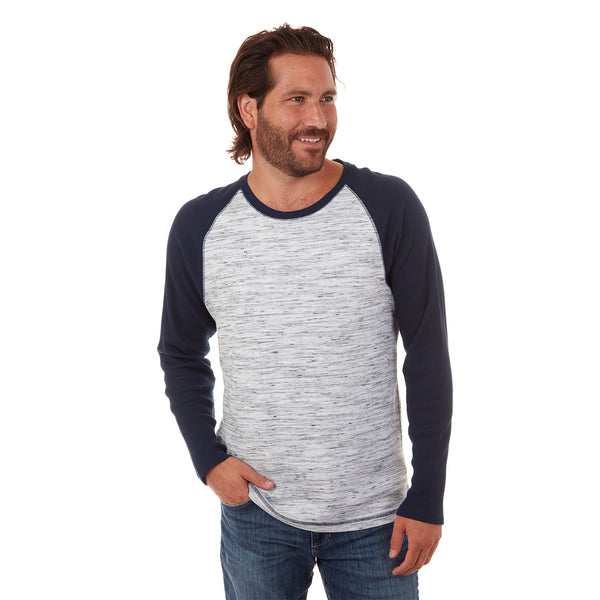 Px Los Angeles Channing Thermal Crew Neck Lake Blue