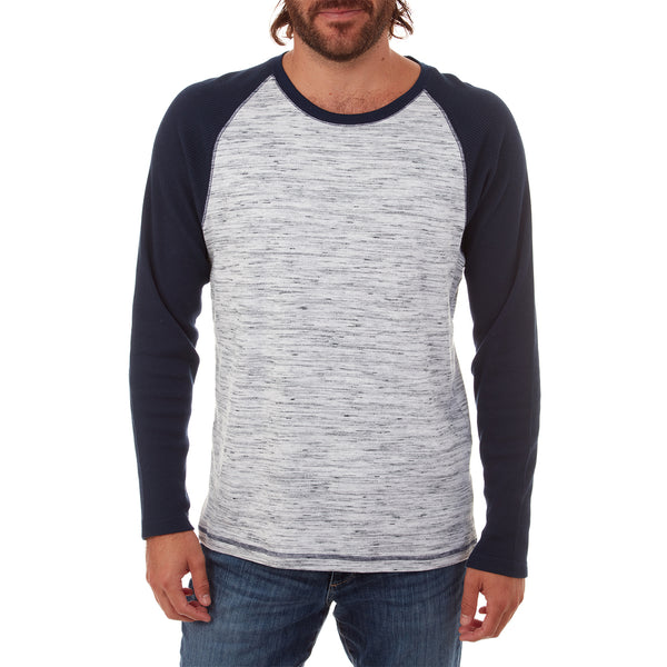 Px Los Angeles Channing Thermal Crew Neck Lake Blue