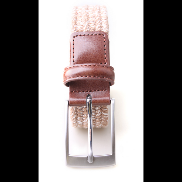 Px Los Angeles Darren Twisted Yarn Stretch 3.5 CM Belt Tan