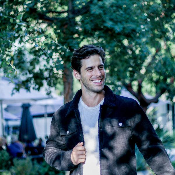 Px Los Angeles Kolton Corduroy Trucker Jacket True Black