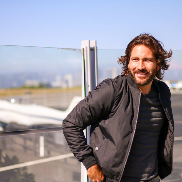 Px Los Angeles Lewis Sherpa Lined Bomber Jacket Black