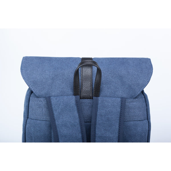 Px Los Angeles Lincoln Two Tone Canvas Backpack Navy