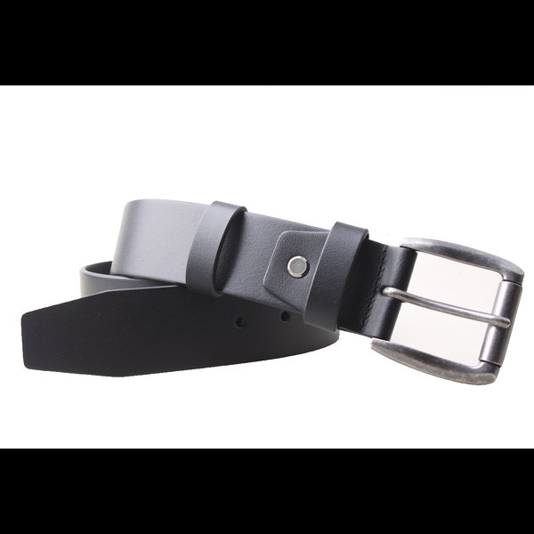 Px Los Angeles Nick Buffalo Leather 4 CM Belt Black