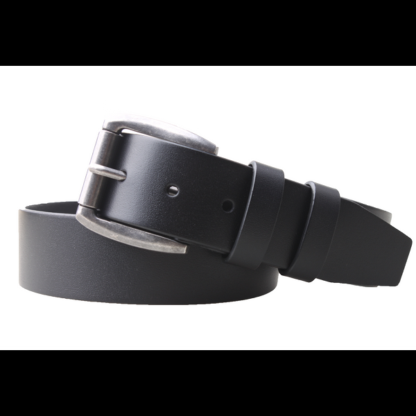 px los angeles Nick Buffalo Leather 4 CM Belt Black