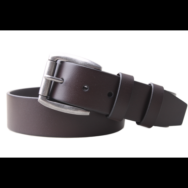 px los angeles Nick Buffalo Leather 4 CM Belt Brown