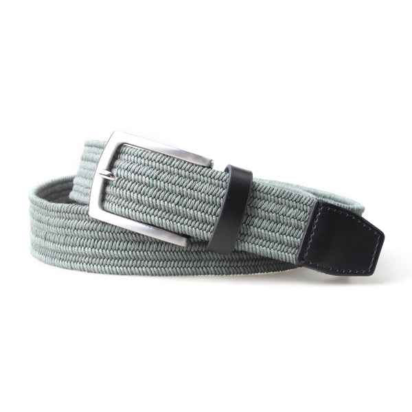 Px Los Angeles Nolan 3.5 CM Woven Stretch Belt Green