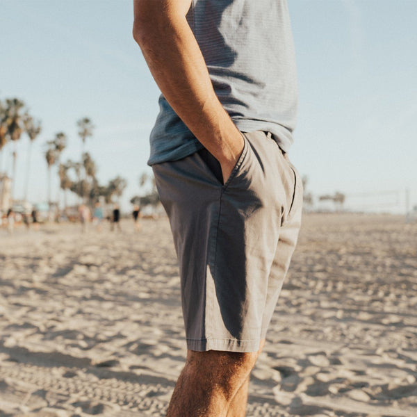 Px Los Angeles Adan Twill Shorts Ash Grey