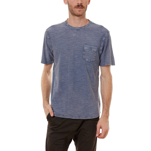 Px Los Angeles Amari Garment Dyed Tee Copper Blue