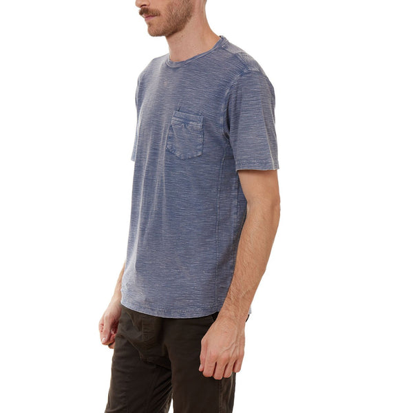 Px Los Angeles Amari Garment Dyed Tee Copper Blue
