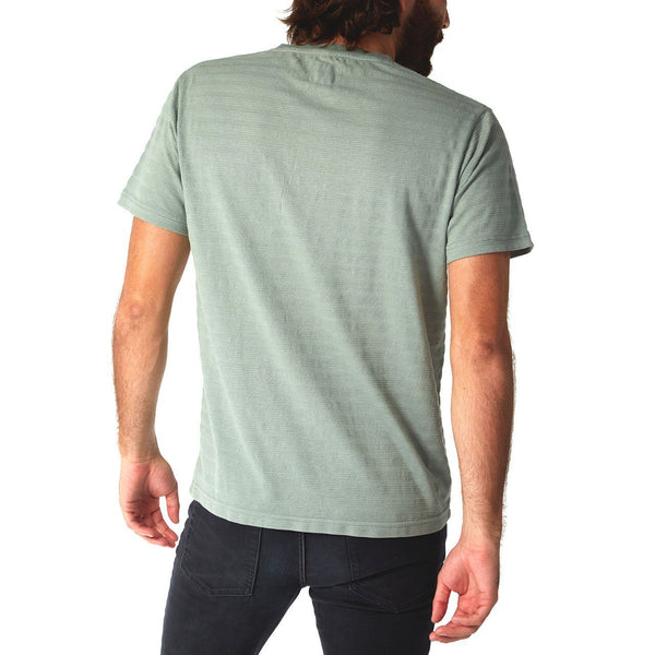 Px Los Angeles Axel Striped Henley Yukon Green